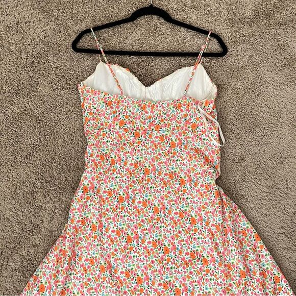 Princess Polly Multicolor Floral Midi Dress Multi - Size 8 - Picture 6 of 8